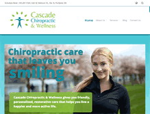 Tablet Screenshot of eastportlandchiropractor.com